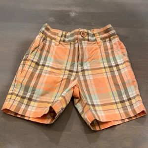 3-6 mo. Janie & Jack plaid shorts!  Like new!